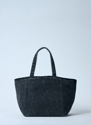 Alexander Wang Small Denim Punch Tote Bag Blue awg0259046