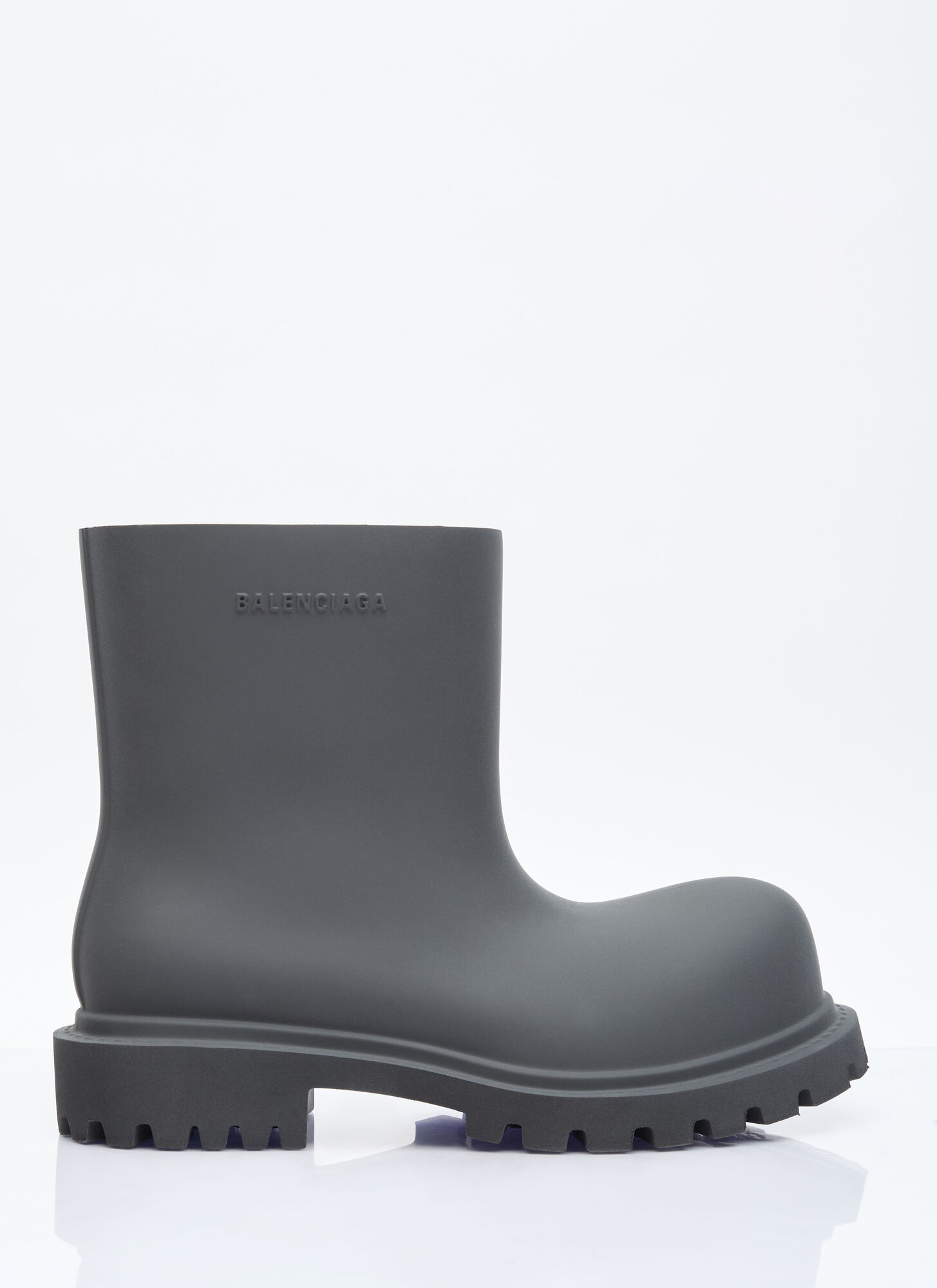 Shop Balenciaga Steroid Boots In Grey