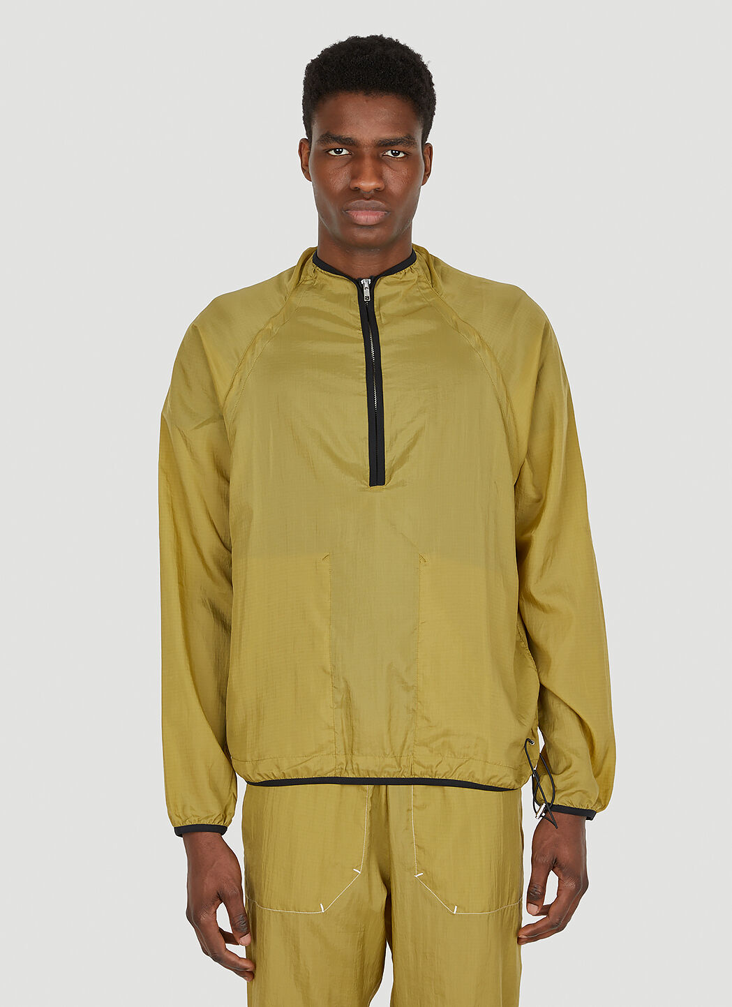 Yellow anorak jacket hotsell