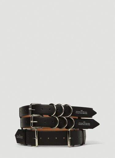 Rokh Triple Corset Belt Black rok0247019