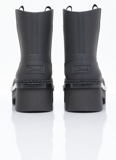 Chloé Raina Rain Boots Black chl0255031