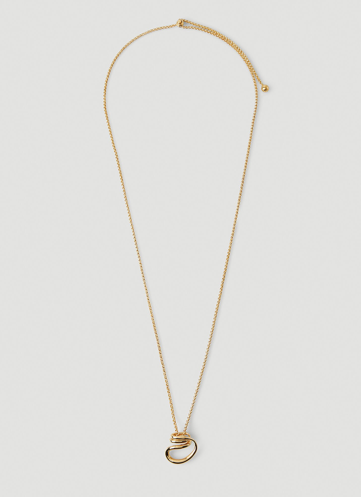 Charlotte Chesnais Round Trip Pendant Necklace Female Gold