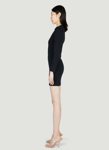 Alexander Wang Logo Jacquard Dress Black awg0251022