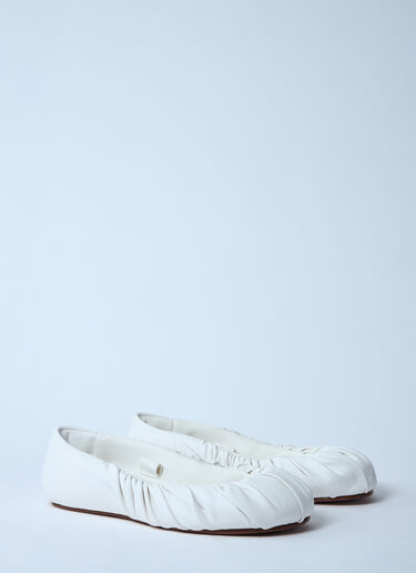 Yume Yume Tied Ballerina Flats White yum0257002