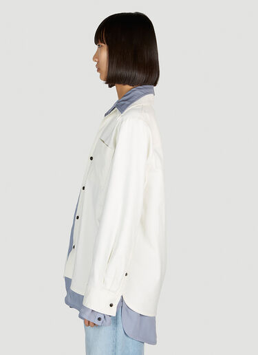 Bottega Veneta Double Layer Shirt White bov0252064
