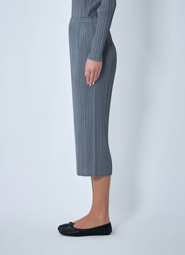 Pleated Midi Skirt Pleats Please Issey Miyake Pleated Midi Skirt Grey plp0262015