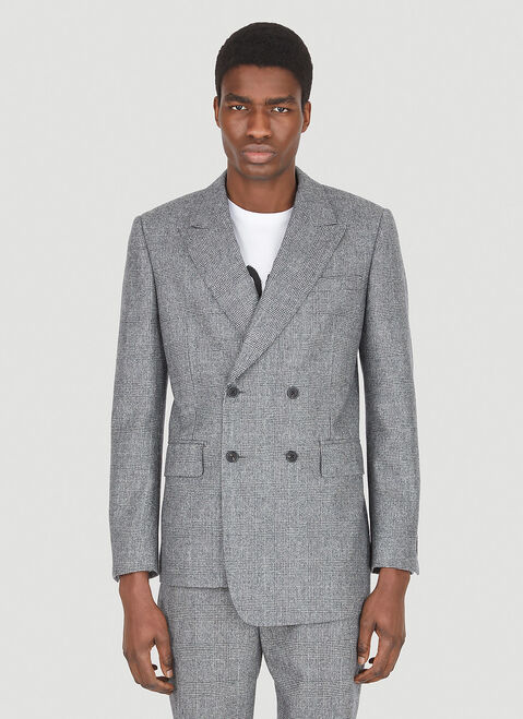 VTMNTS Asymmetric Hem Blazer Grey vtm0350003