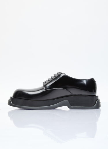 Jil Sander Chunky Sole Lace-Up Shoes Black jil0155014