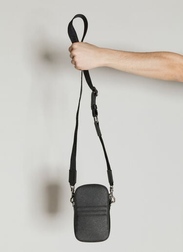Vivienne Westwood Saffiano Phone Crossbody Bag Black vvw0155021