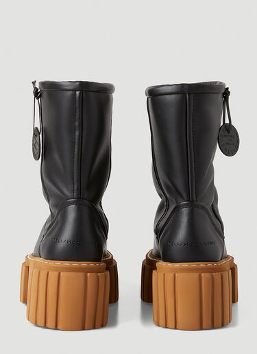 Emilie Padded Flatform Boots Stella McCartney Emilie Padded Flatform Boots Black stm0245041