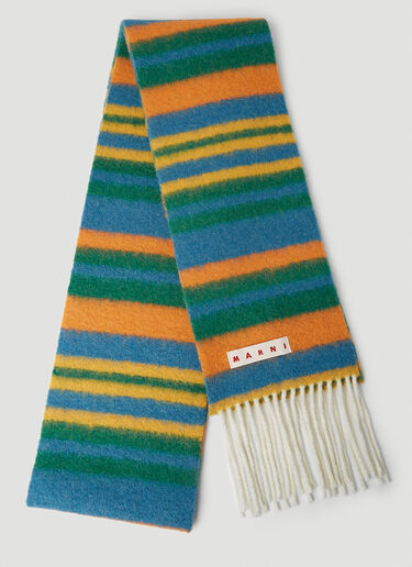 Stripe Scarf Marni Stripe Scarf Green mni0151036