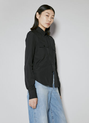 Miltary Shirt Saint Laurent Miltary Shirt Black sla0253007