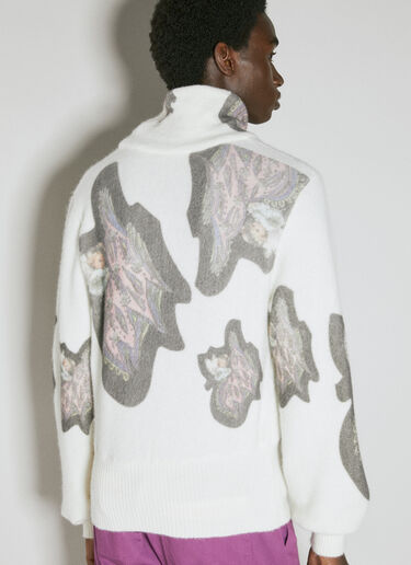 Angelos Jacquard Sweater Kiko Kostadinov Angelos Jacquard Sweater Pink kko0154011