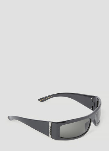 Gucci 矩形框太阳镜 黑色 gus0154013