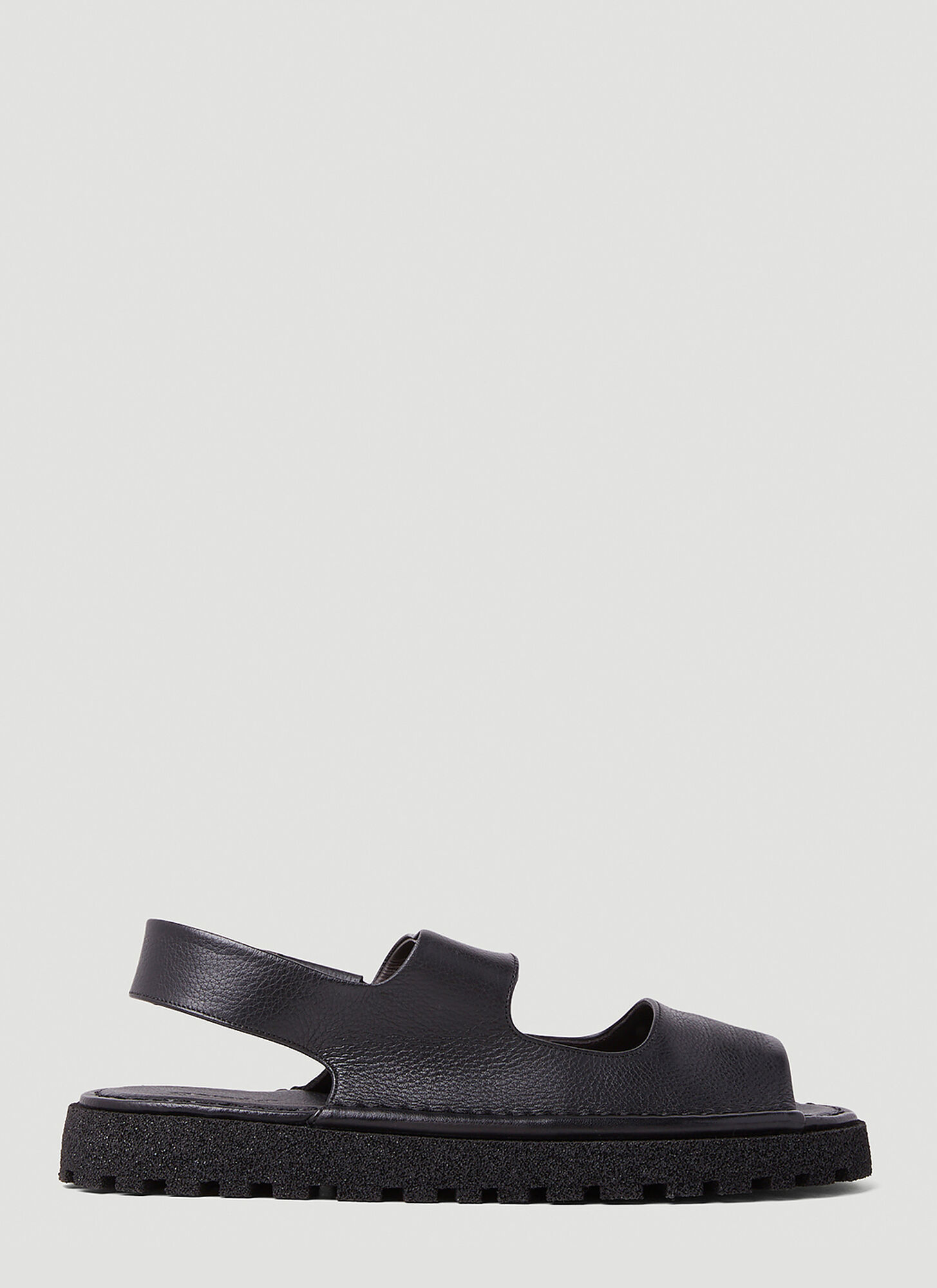 Shop Marsèll Sanpomice Sandals In Black