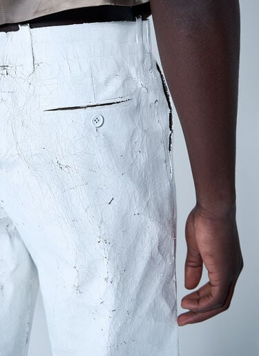 MM6 Maison Margiela Painted Pants White mmm0160004
