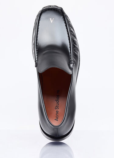 Acne Studios レザーローファー ブラック acn0158016