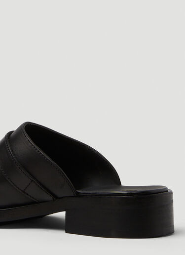 Our Legacy Camion Schmetterling Mules Black our0348031