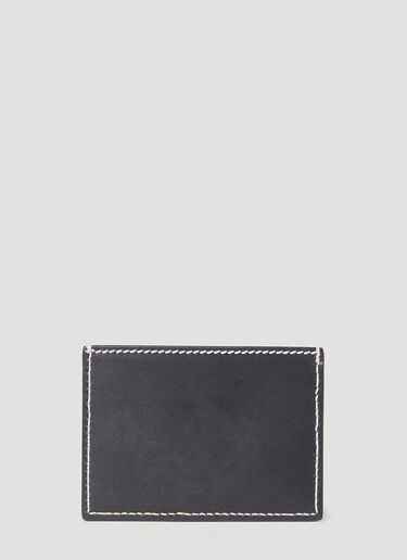 Logo Leather Cardholder Thom Browne Logo Leather Cardholder Navy thb0153012