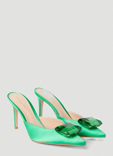 Gianvito Rossi Jaipur High Heel Mules Green gia0251008