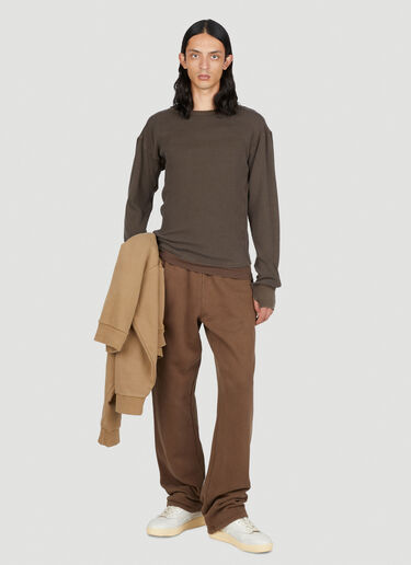 Thermal Long Sleeve T-Shirt Entire Studios Thermal Long Sleeve T-Shirt Brown ent0153027
