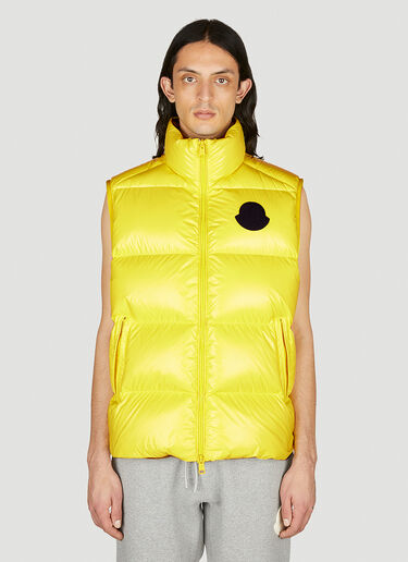 Moncler Sumido Down Vest Jacket Yellow mon0154020