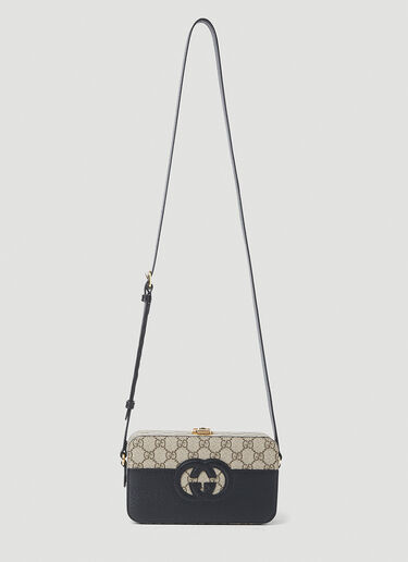Gucci Unisex Interlocking G Crossbody Bag in Black