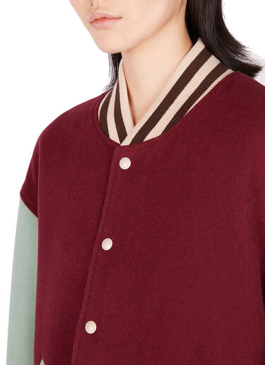 Acne Studios Colour Block Bomber Jacket Red acn0251027