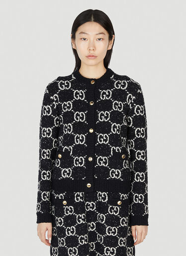 Gucci GG 부클레 니트 카디건 블랙 guc0251215