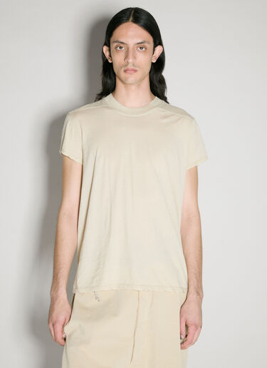 Rick Owens DRKSHDW スモール レベル Tシャツ クリーム drk0156015