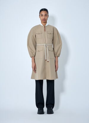 Moncler Belted Utility Jacket Beige mon0264021