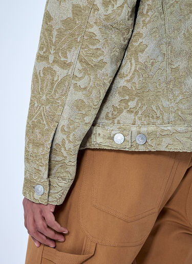 Junya Watanabe Patterned Denim Jacket Beige jwn0164001