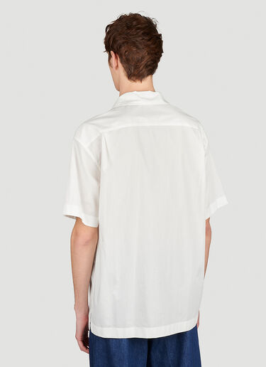 Profile Print Short-Sleeve Shirt JW Anderson Profile Print Short-Sleeve Shirt White jwa0154014