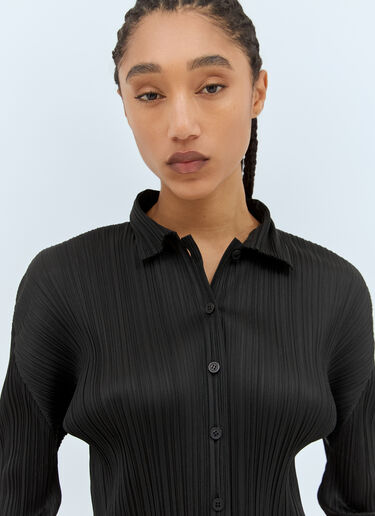 Pleats Please Issey Miyake 플리츠 셔츠 블랙 plp0258020