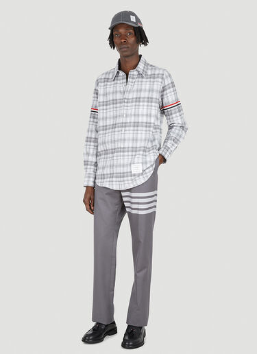 Thom Browne Striped Tailored Pants   Grey thb0147015