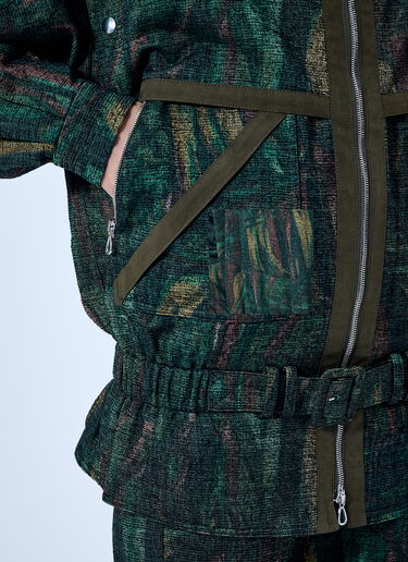 Kiko Kostadinov Heron Belted Jacket Green kko0265004