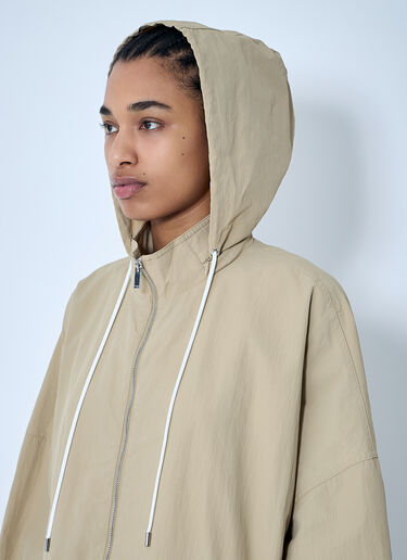 TOTEME Lightweight Parka Coat Beige tot0260025