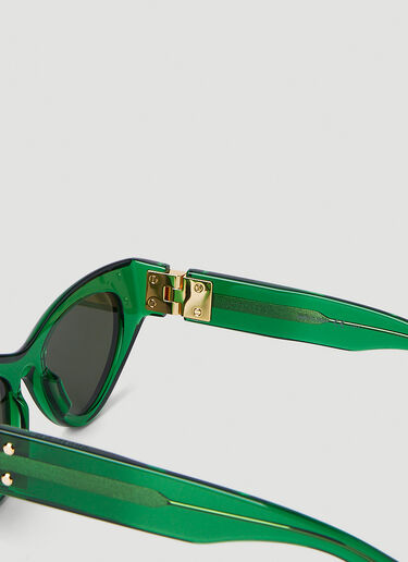 Bottega Veneta Bv1142s Cat Eye Sunglasses Green bov0247144