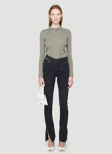 Jacquemus La Maille Baho Top Green jac0242093