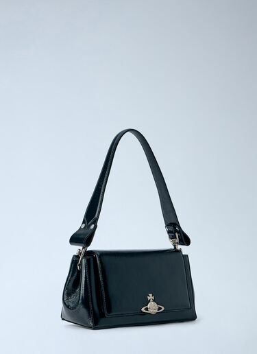 LN-CC® - Vivienne Westwood: Hazel Medium Shoulder Bag - Black Vivienne Westwood Hazel Medium Shoulder Bag Black vvw0266019
