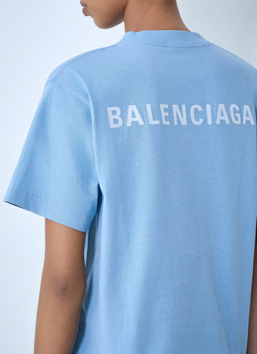 Balenciaga Medium Fit T-Shirt Blue bal0263004