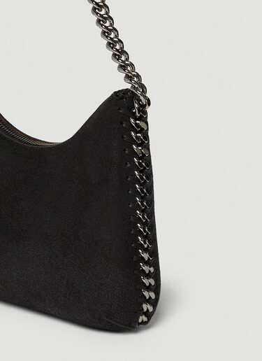 Stella McCartney Falabella Zip Mini Shoulder Bag Black stm0247030