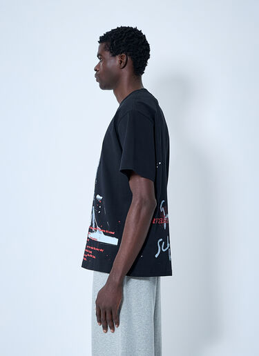 Awake NY ロゴモチーフTシャツ ブラック awk0160013