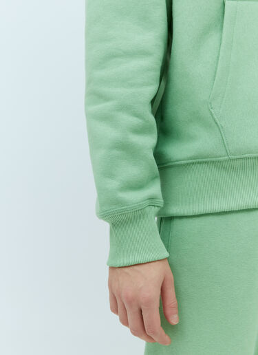 Stüssy Logo Embroidery Hooded Sweatshirt Green sts0153015