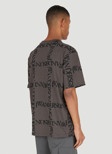 JW Anderson ロゴグリッドTシャツ ブラック jwa0147022