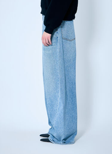 Alexander Wang Oversized Round Low Rise Jeans Blue awg0259029