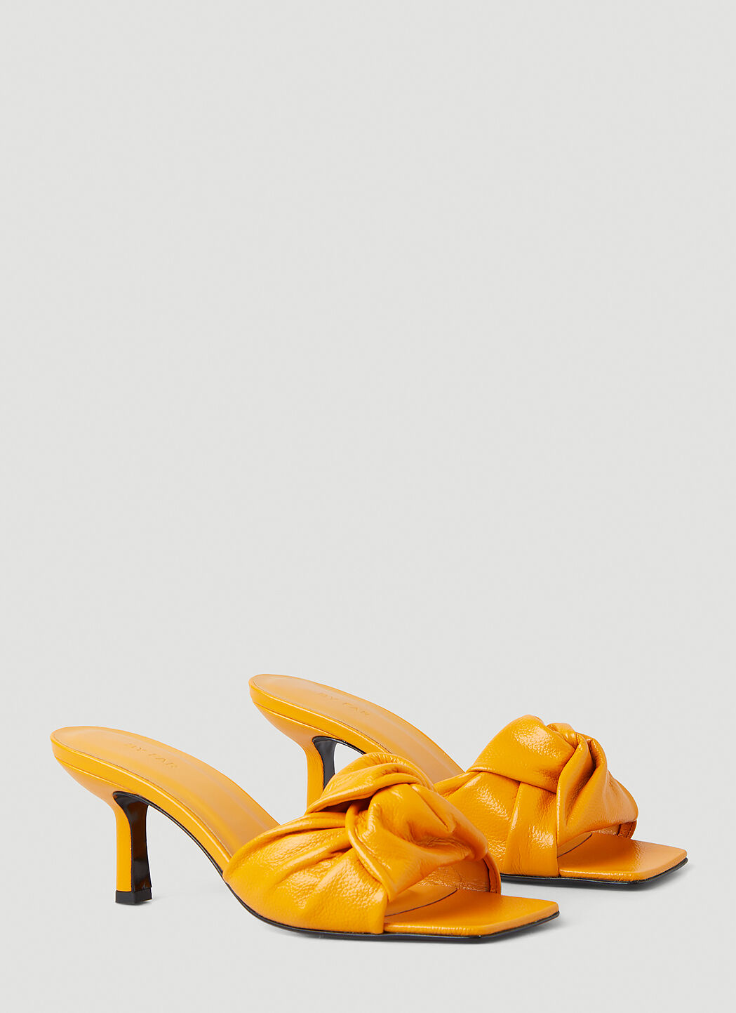 Medium heel mules sales