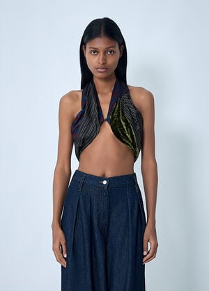 Dries Van Noten Draped Top Brown dvn0262008