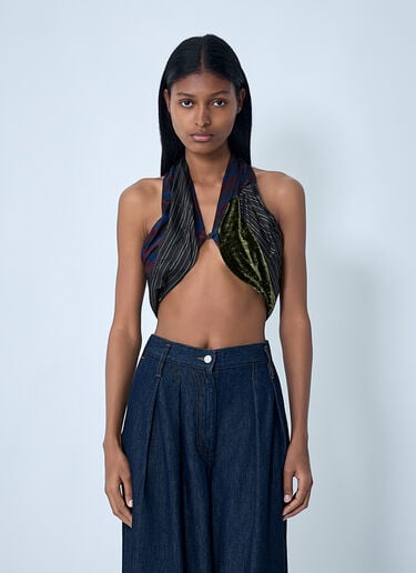 Dries Van Noten Draped Top Brown dvn0262008