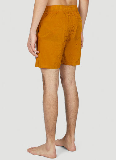 Stone Island Compass Patch Swim Shorts Orange sto0152044